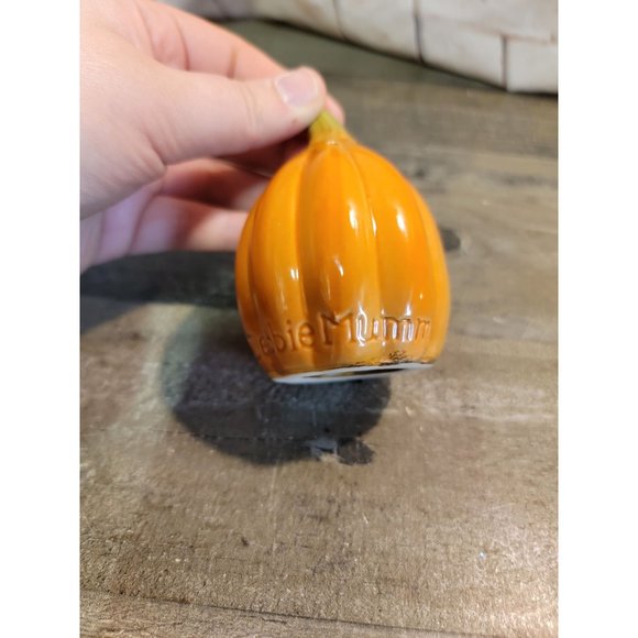 Ceramic Debbie Mumm‎ pumpkin salt shaker fall decor - Picture 2 of 6